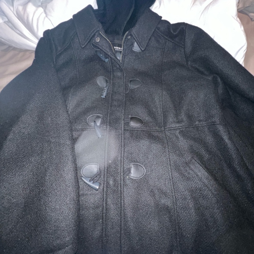 Torrid wool heavy jacket with hoodie 3X